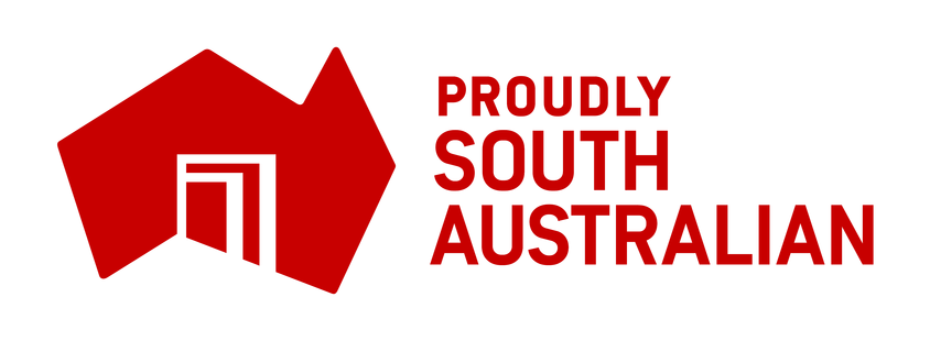 Brand SA logo The BrandSA logo stating Proudly South Australian.